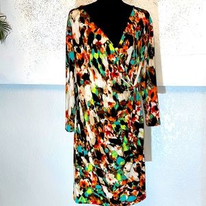 Calvin Klein Abstract mid 3/4 dress